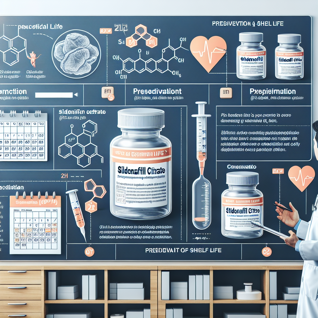 Die Haltbarkeit von Sildenafil citrat: Was Sie wissen sollten