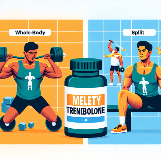 Ganzkörpertraining vs. Split-Training bei gleichzeitiger Einnahme von Methyltrenbolon